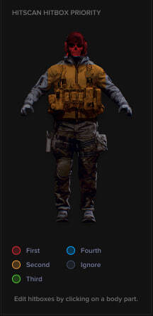 Second case of Hitscan coefficient operation