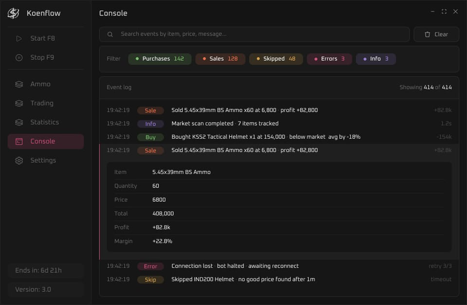 ABI Market BOT — screenshot 6 of 7
