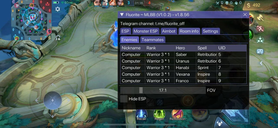 Fluorite Mobile Legends — скриншот 4 из 8