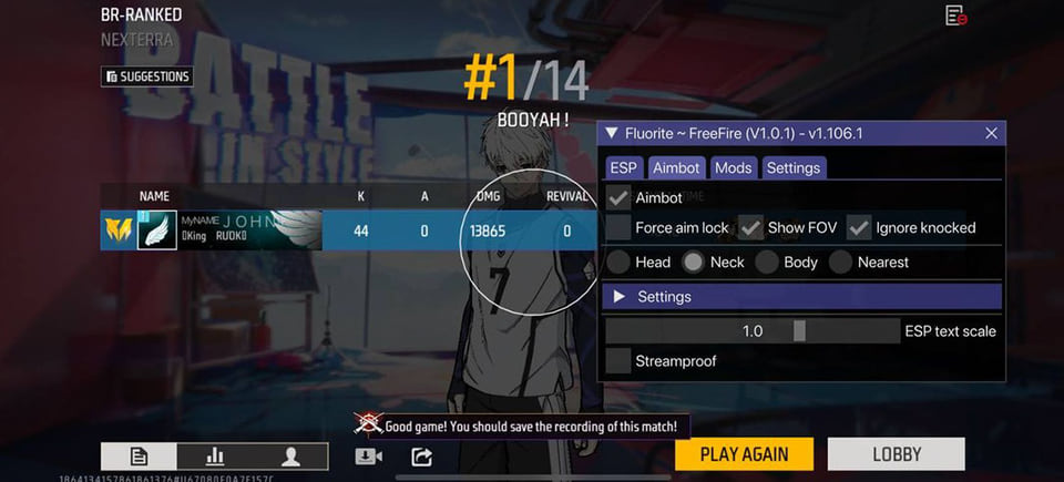 Free Fire Fluorite Ios — скриншот 3 из 7
