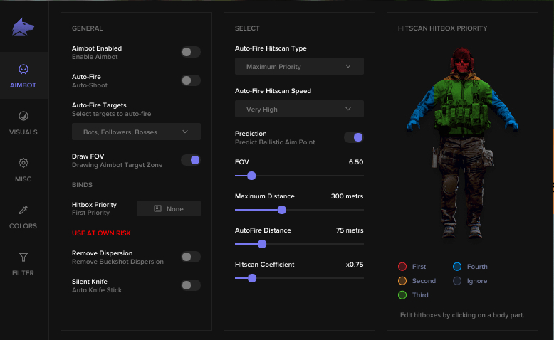 Escape from Tarkov Fecurity cheat