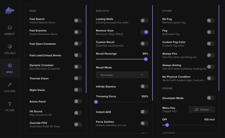 Escape from Tarkov Fecurity cheat